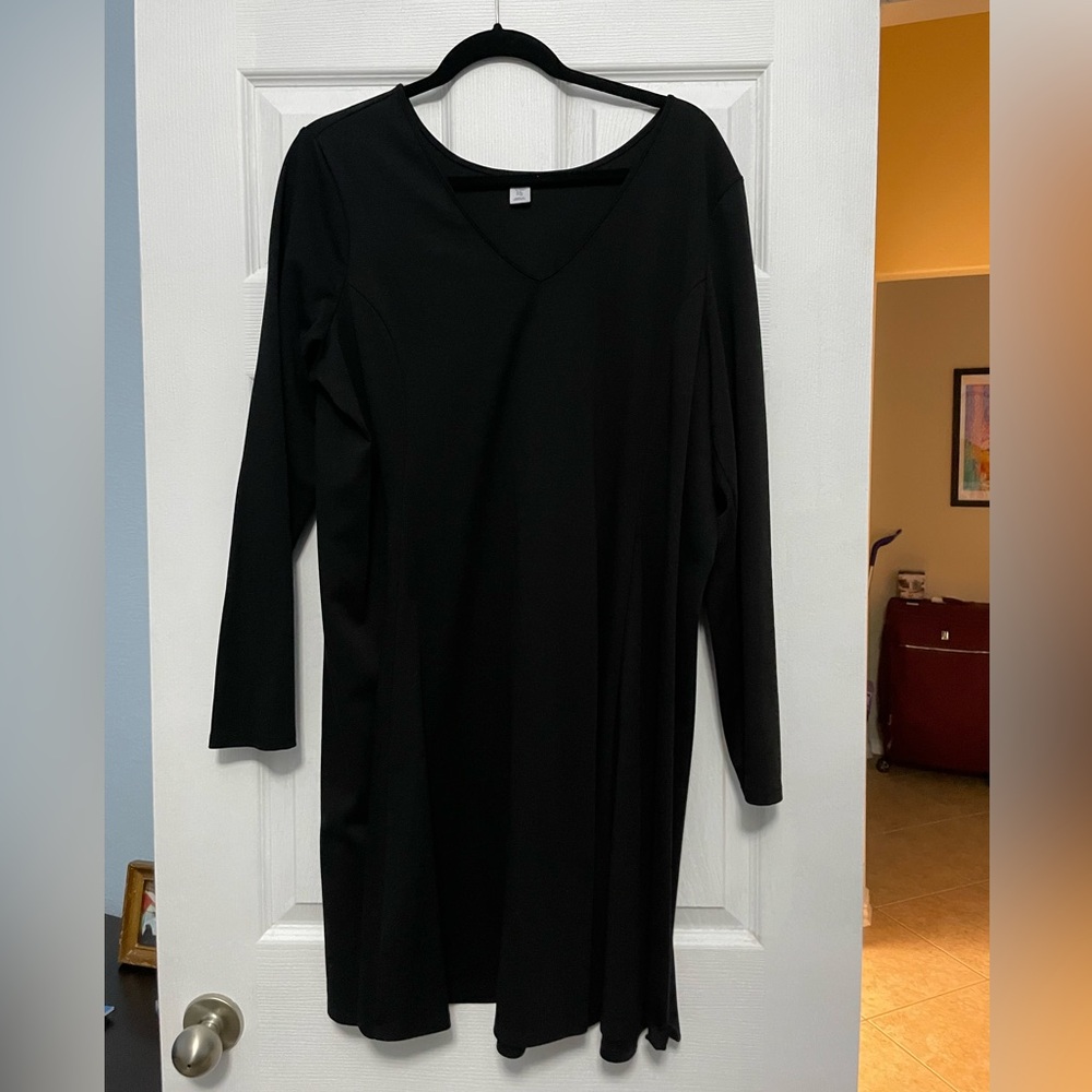 Old Navy Black Long Sleeve Dress